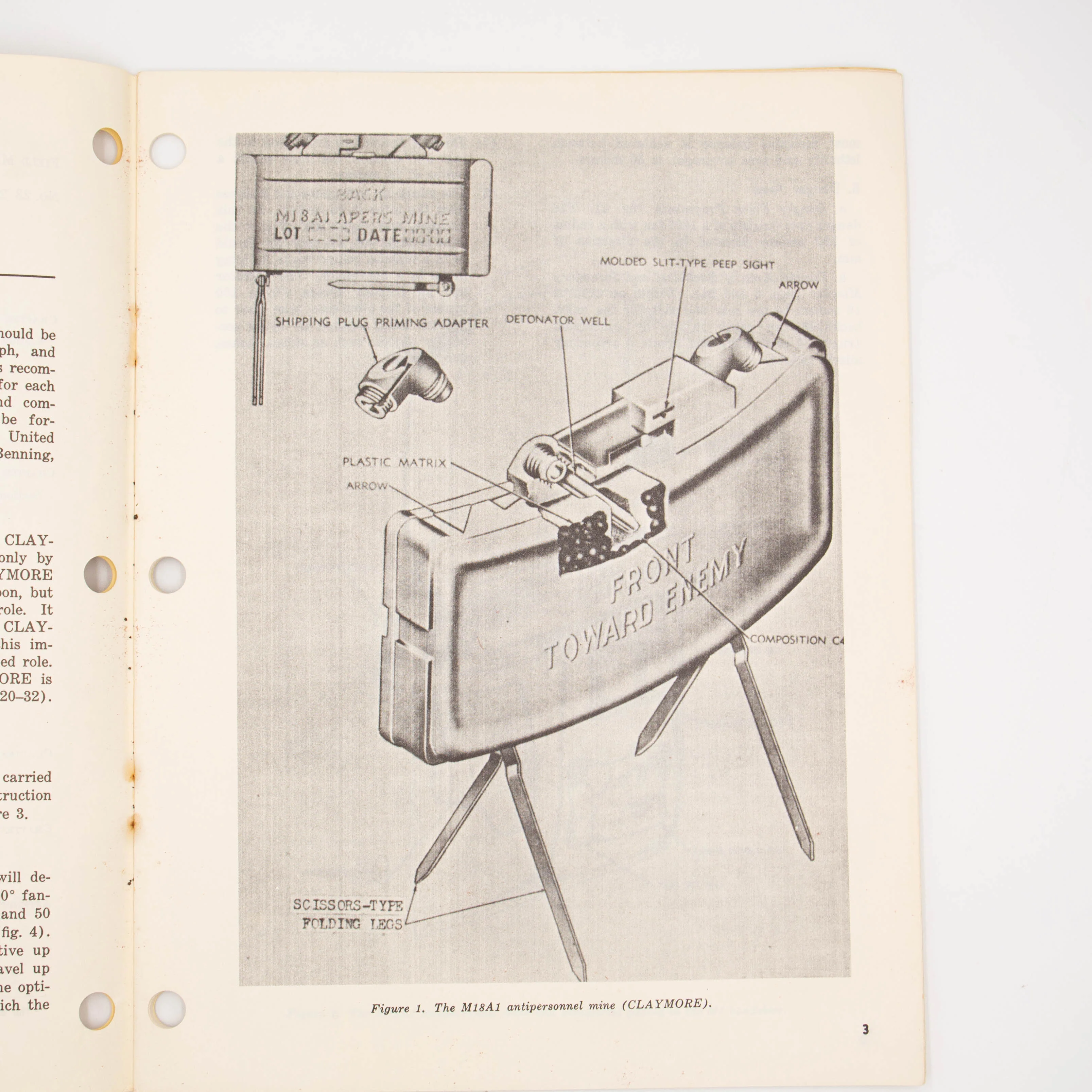 1966 FM 23-23 Antipersonnel Mine M18A1 and M18 (Claymore) - Image 3
