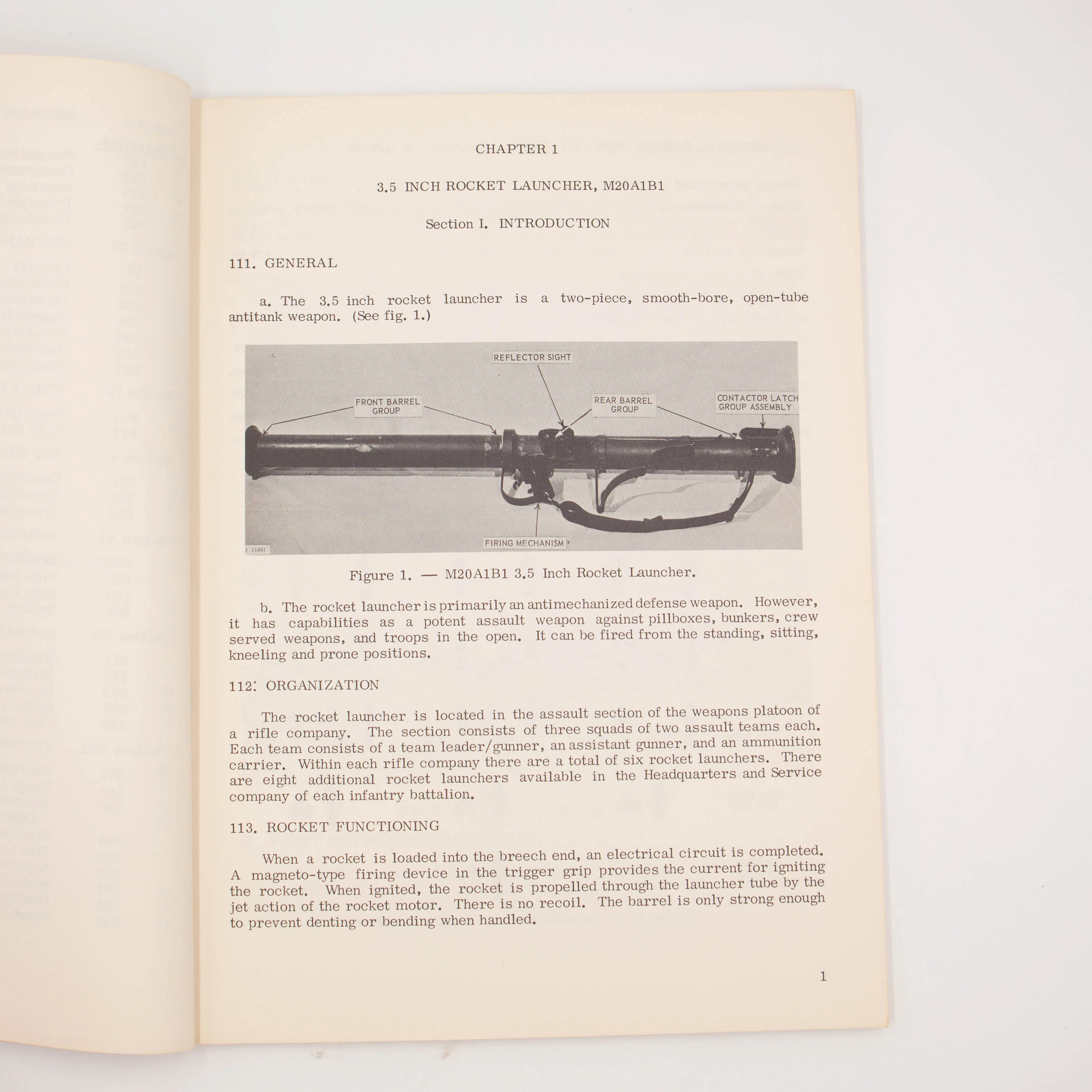1966 USMC MCS 2-32 M72, Flamethrower, M3 Riot, 106mm Recoilless Field Manual - Image 3