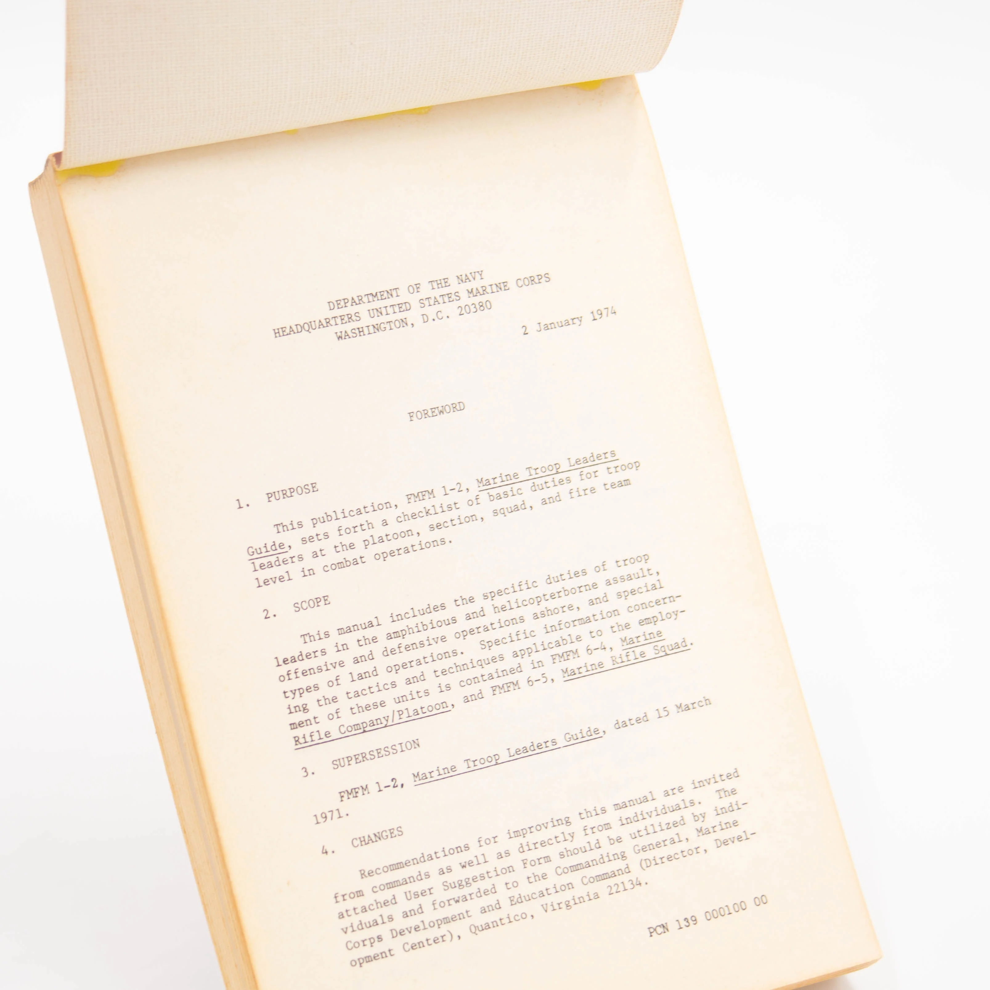 1974 FMFM 1-2 Marine Troop Leaders Guide - Image 3