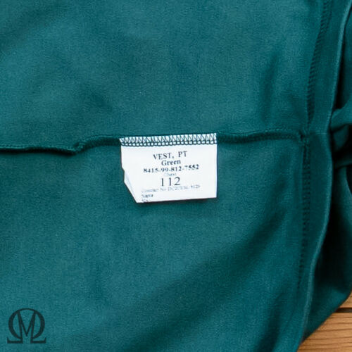 00s Vintage 100% Cotton British Army Green PT T-Shirt - Med-Large - Image 3