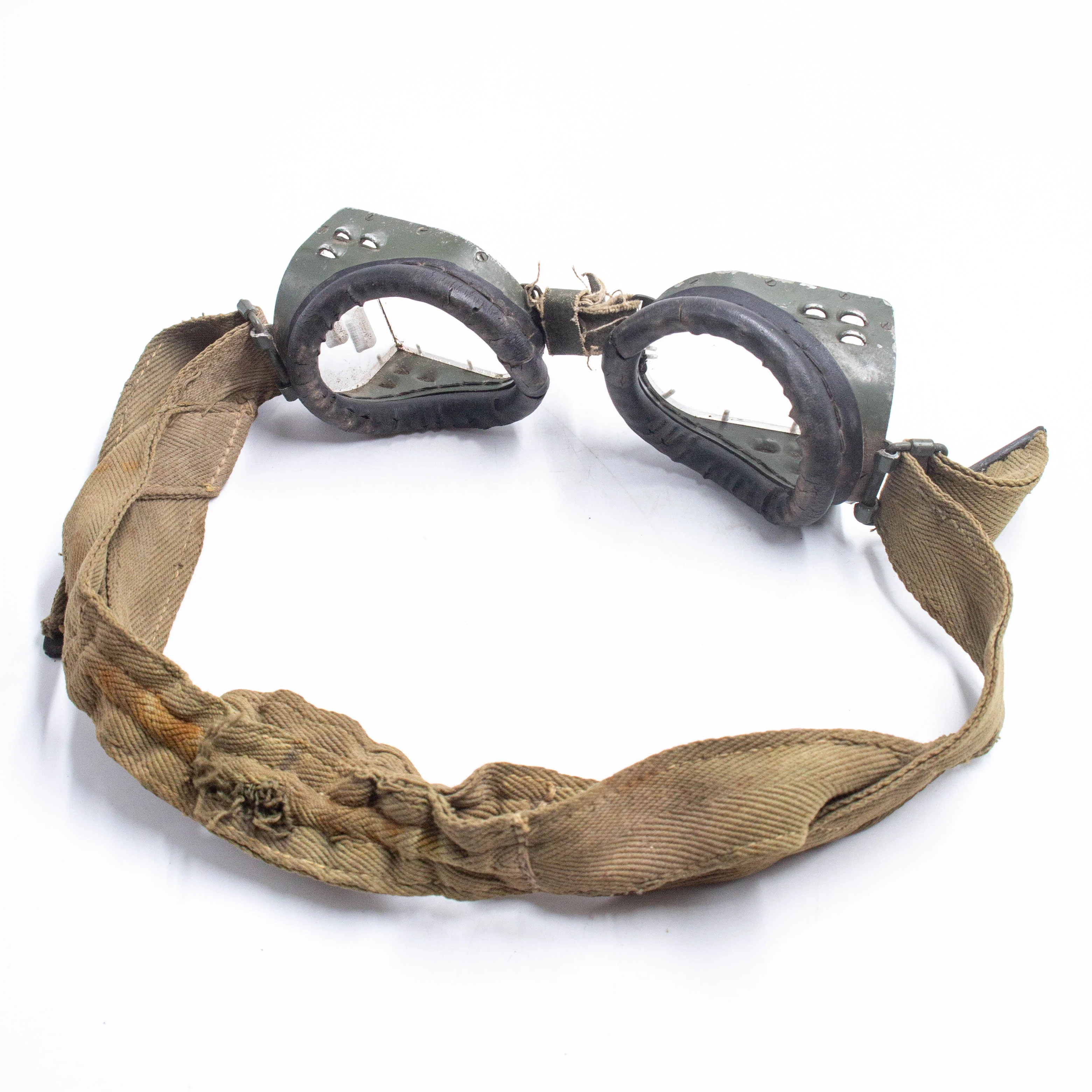 40s WW2 British Army Anti-Mine Goggles - Image 3