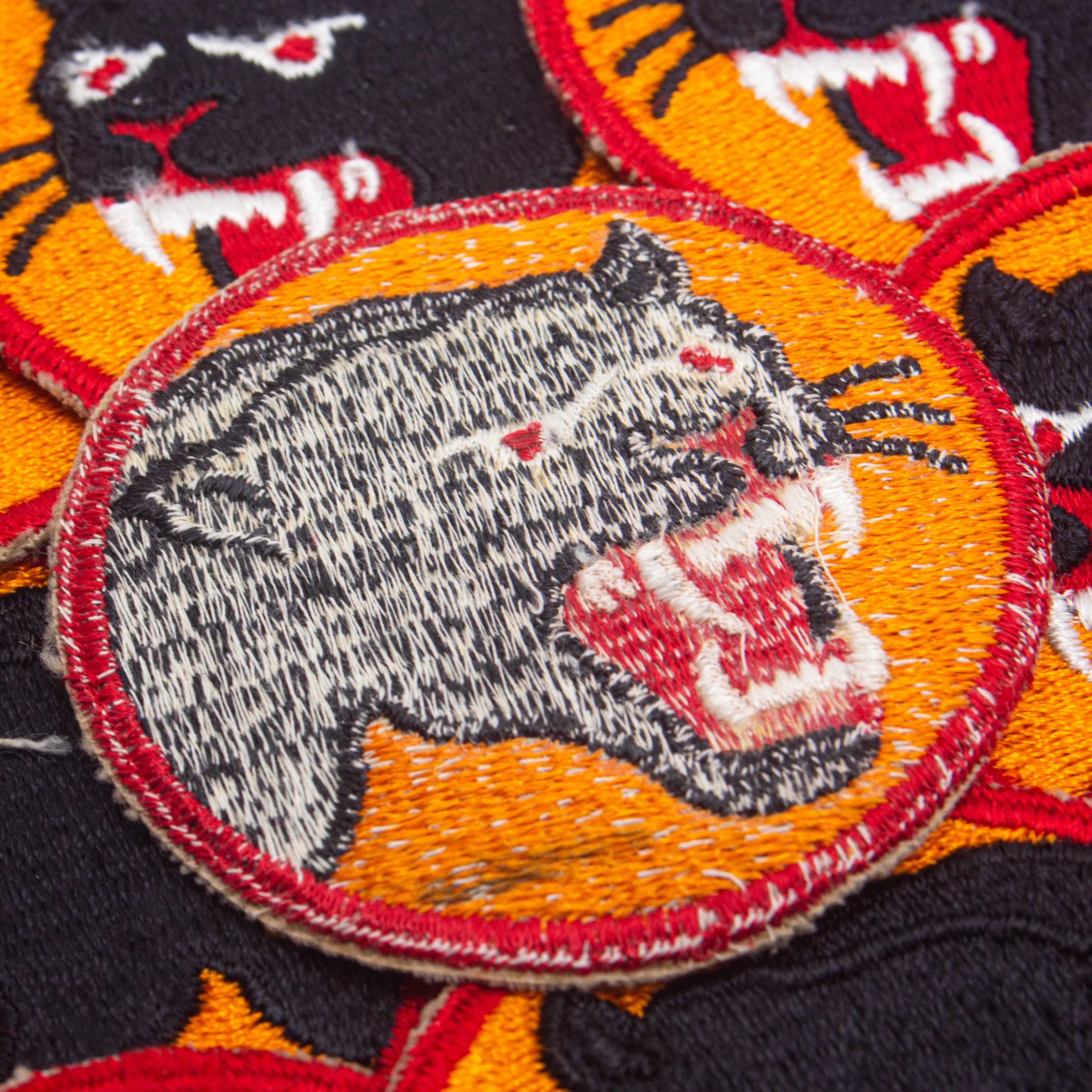 40s WW2 Vintage 66th Infantry Division SSI Patch - Image 3