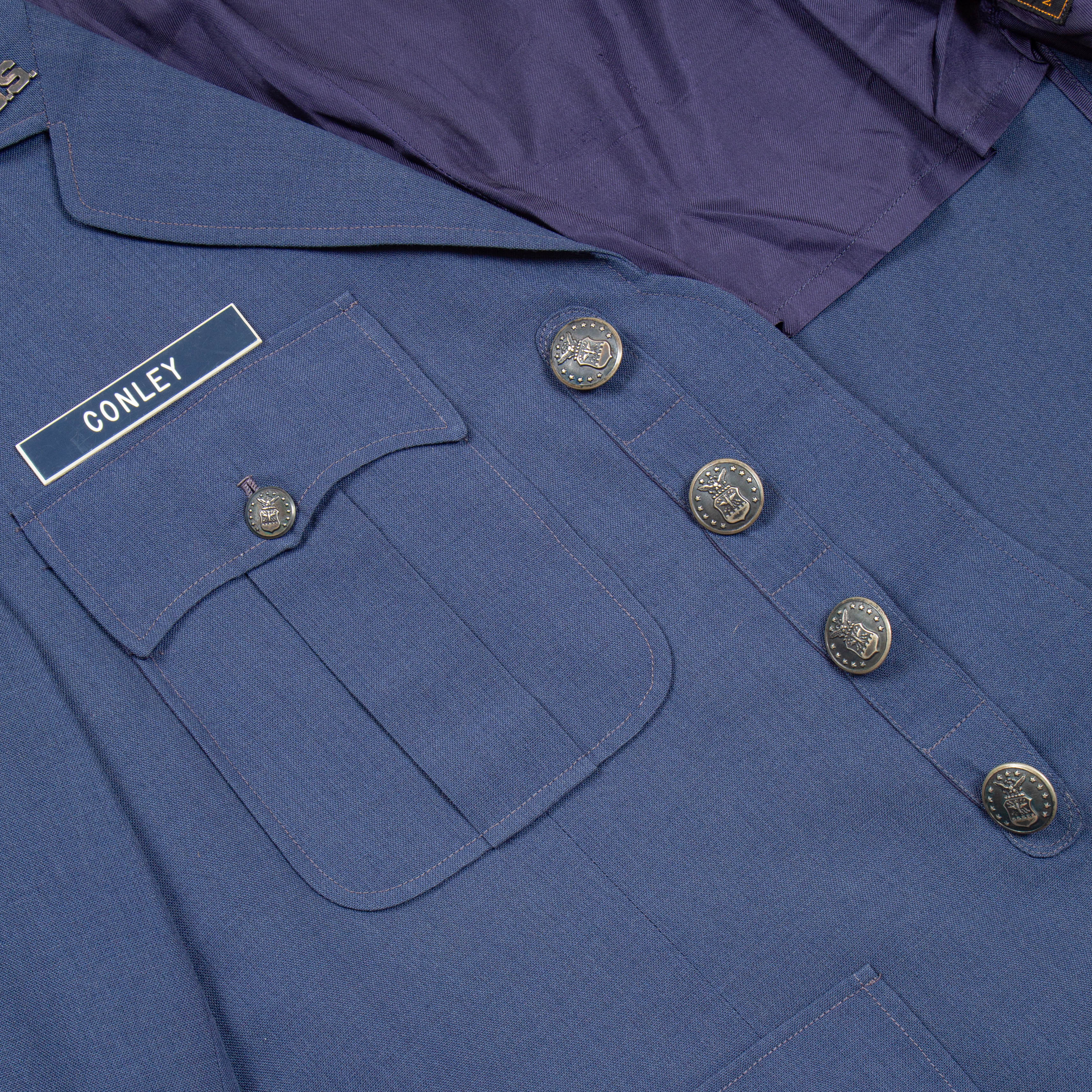 60s Vietnam Vintage US Air Force Custom Tailored Dress Jacket - Small - Image 6