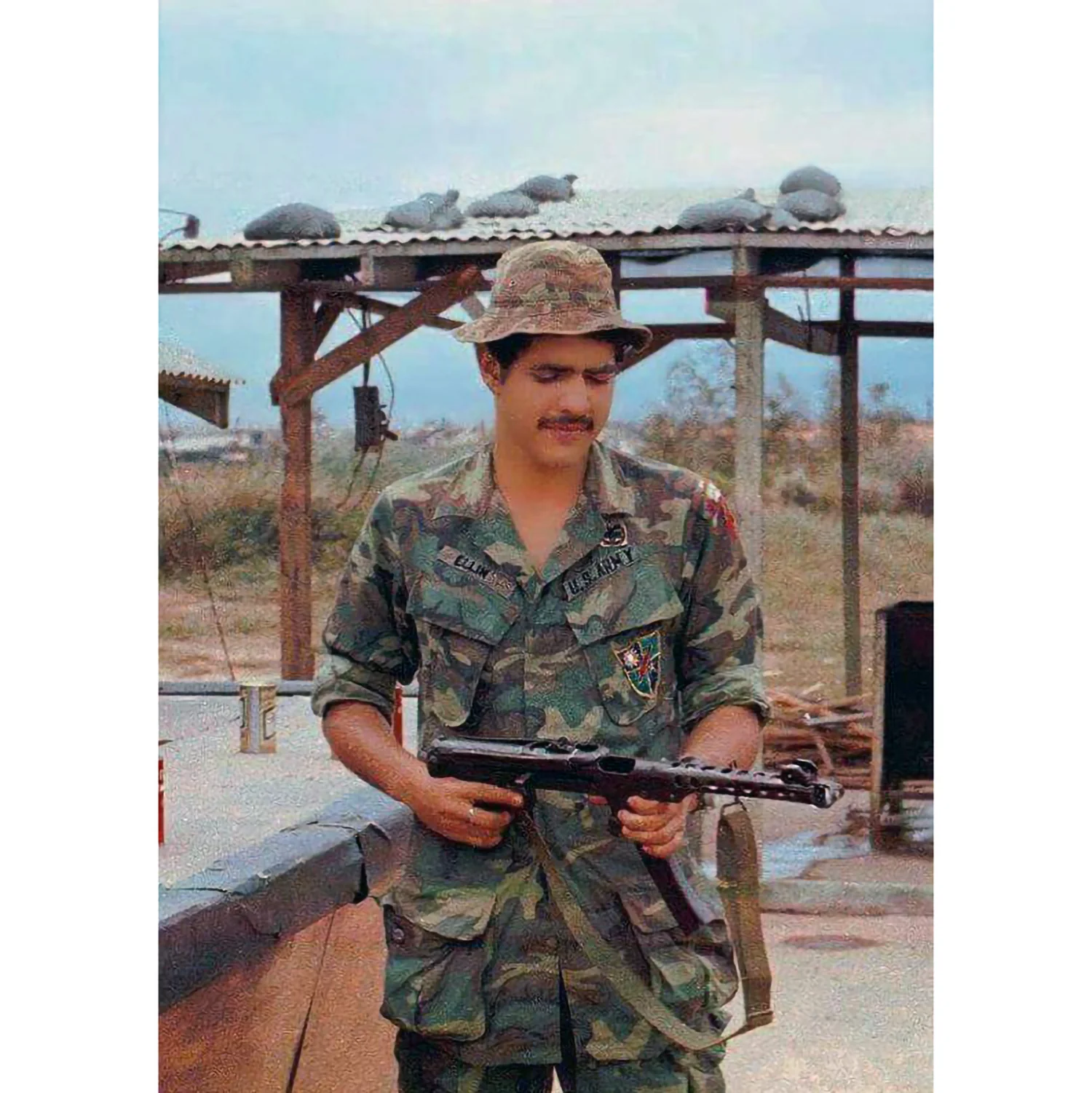 60s Vietnam War Vintage ARVN BDQ Boonie - Small - Image 8