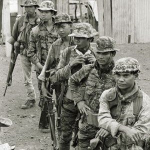 60s Vietnam War Vintage CIDG Splotch (SPL) Tigerstripe Shirt - X-Small - Image 10