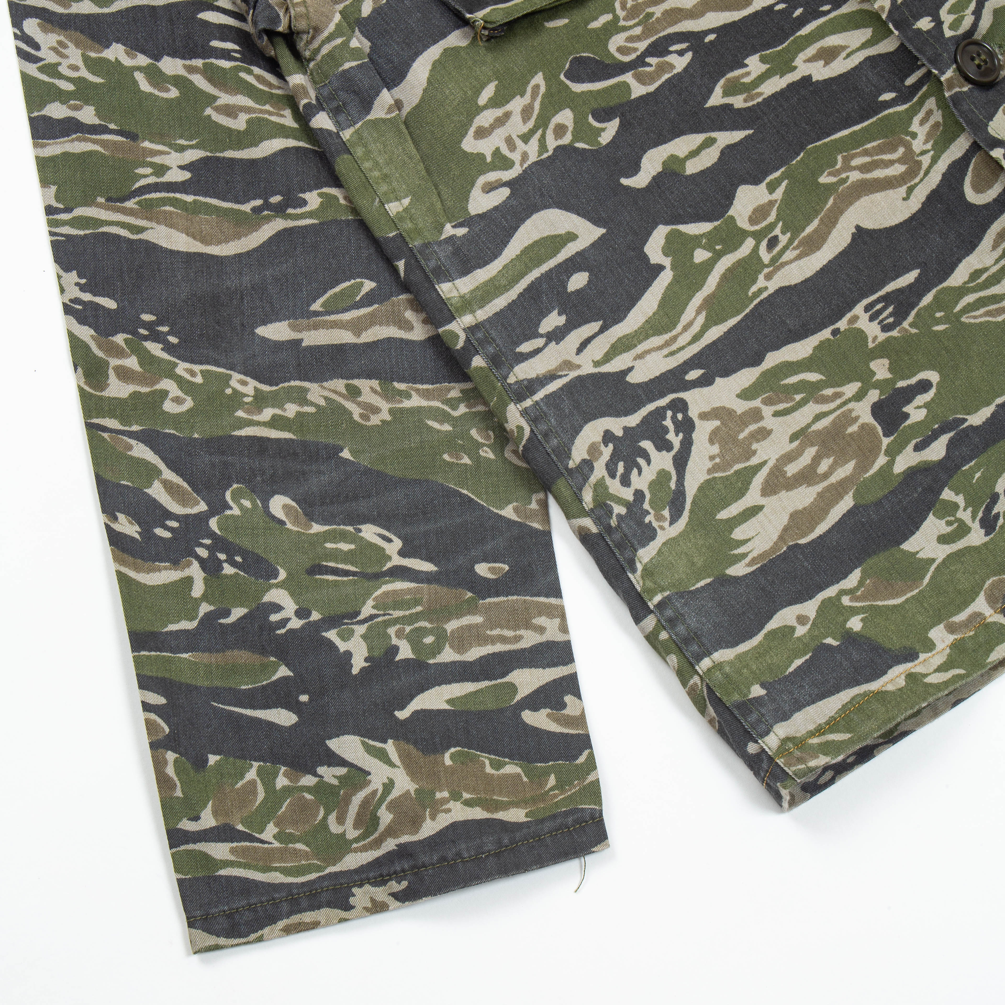 60s Vietnam War Vintage CIDG Splotch (SPL) Tigerstripe Shirt - X-Small - Image 3