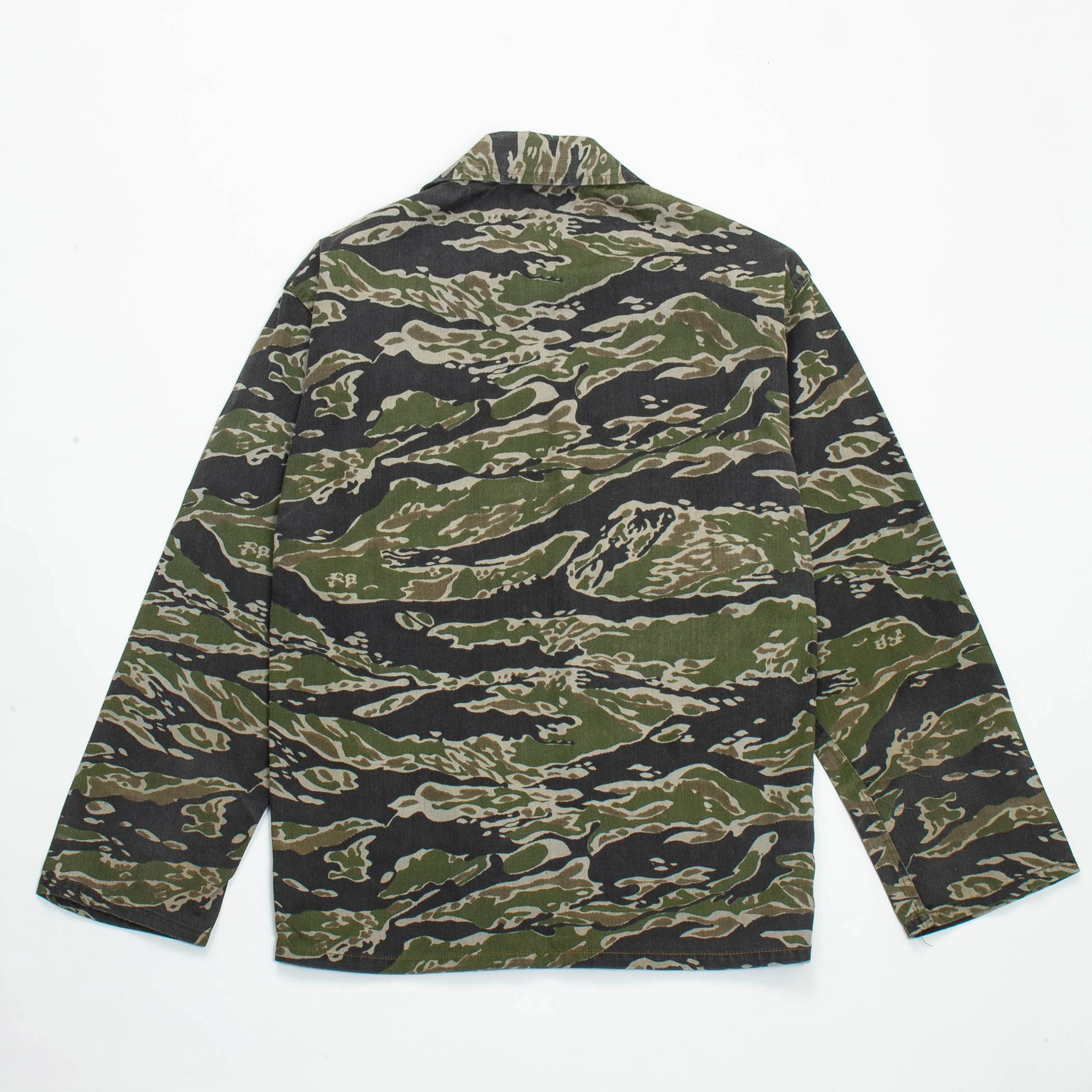 60s Vietnam War Vintage CIDG Splotch (SPL) Tigerstripe Shirt - X-Small - Image 6