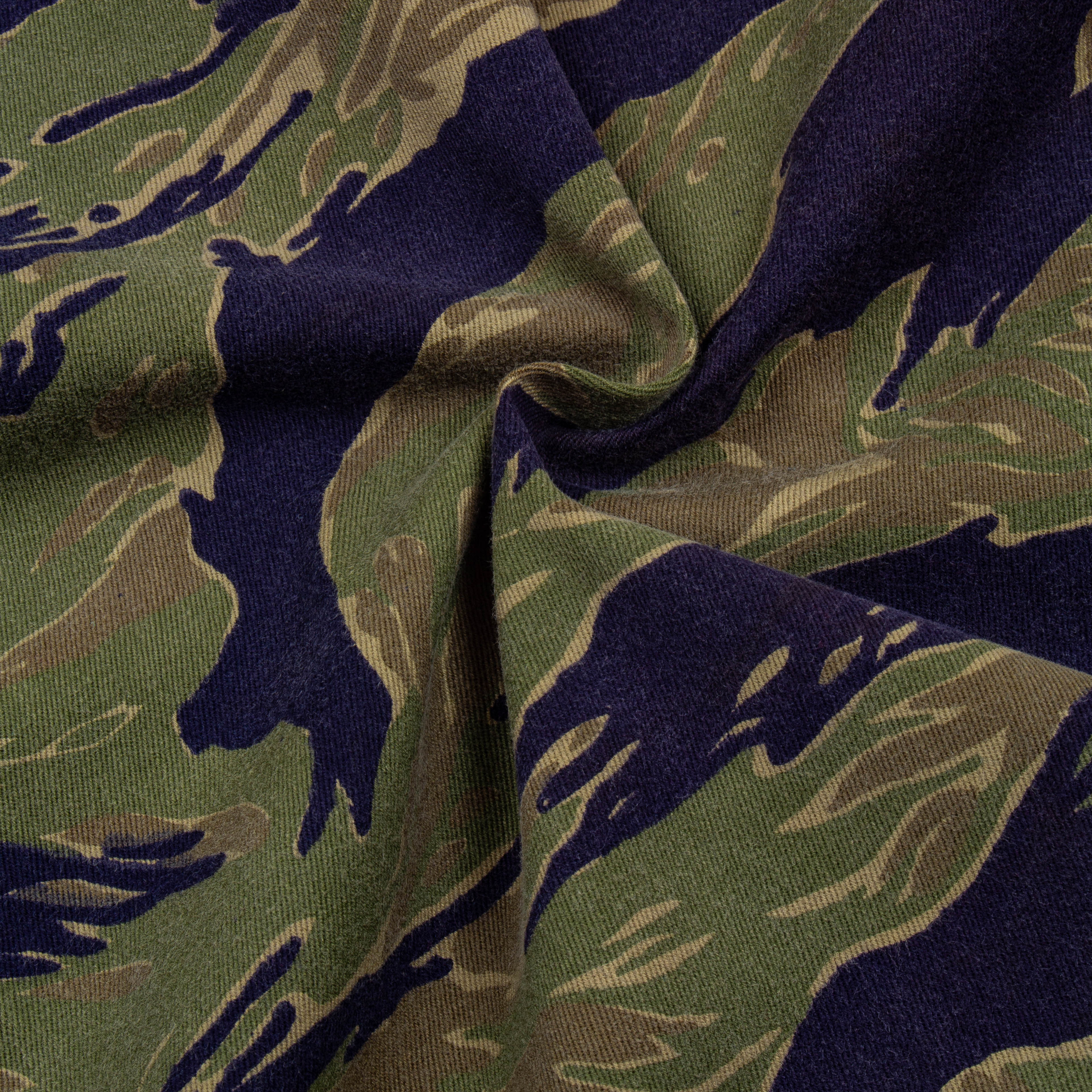 60s Vintage Advisor Dense (ADD) Tigerstripe Shirt - Small - Image 10