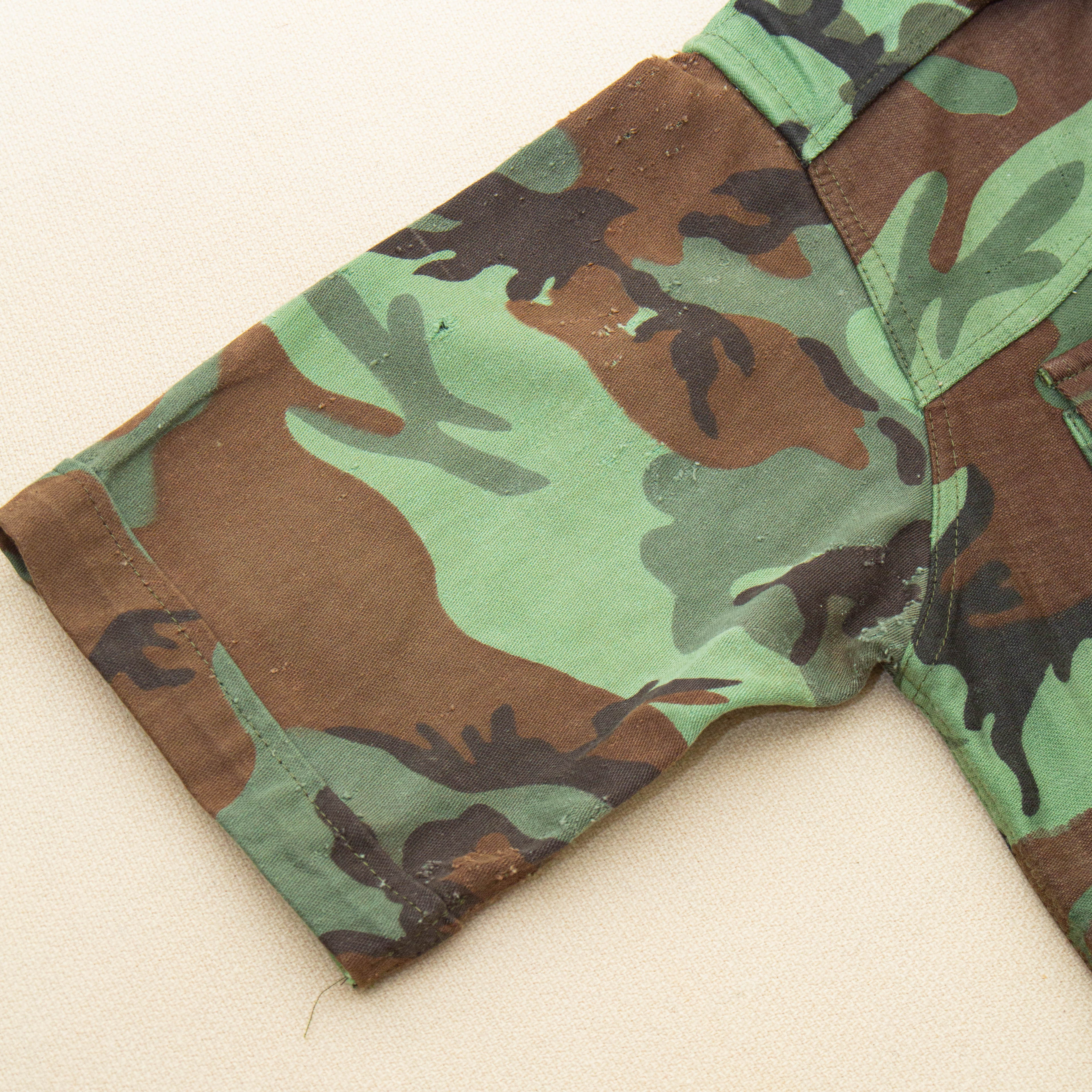 60s Vintage ARVN BDQ ERDL Sateen Shirt - Small - Image 4