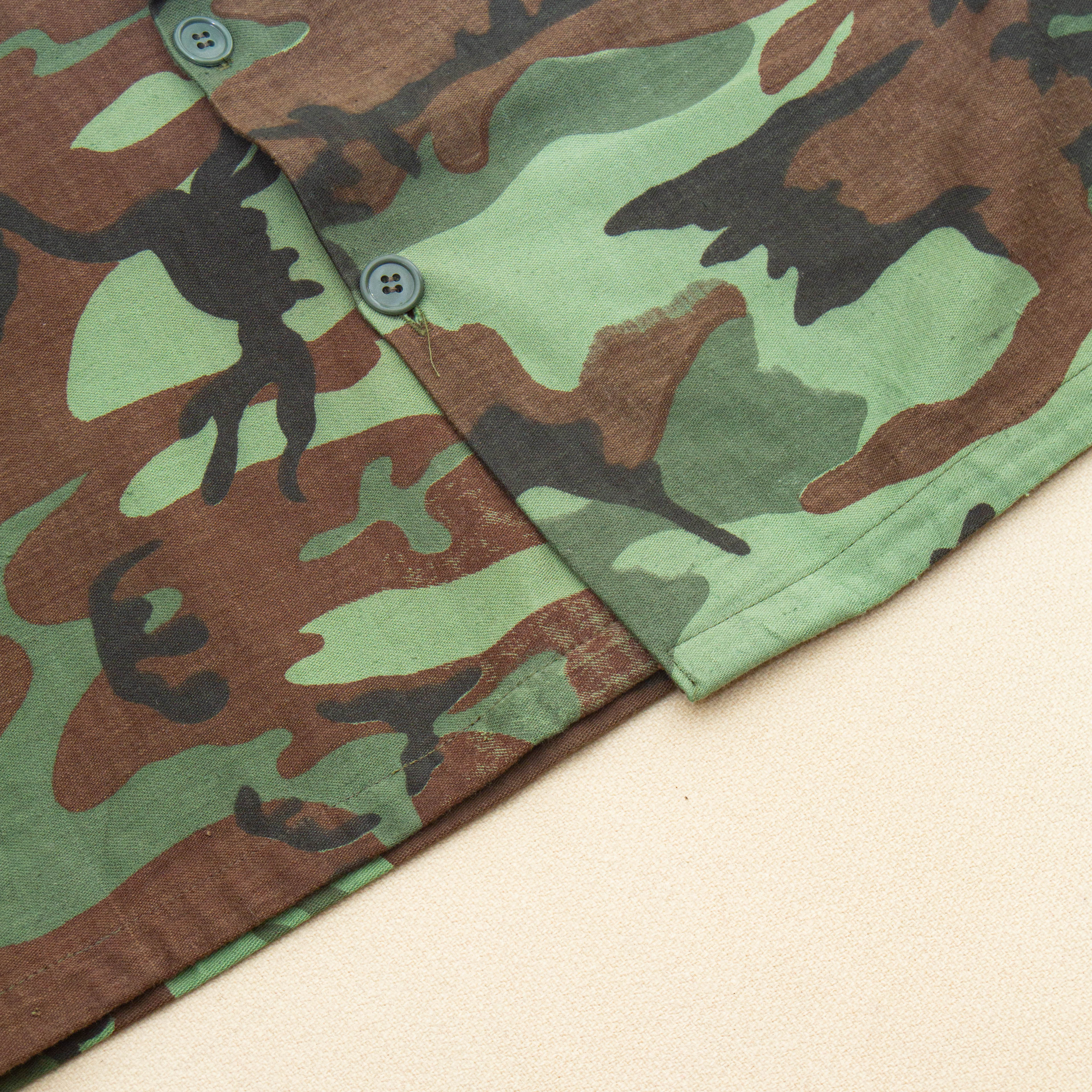 60s Vintage ARVN BDQ ERDL Sateen Shirt - Small - Image 6