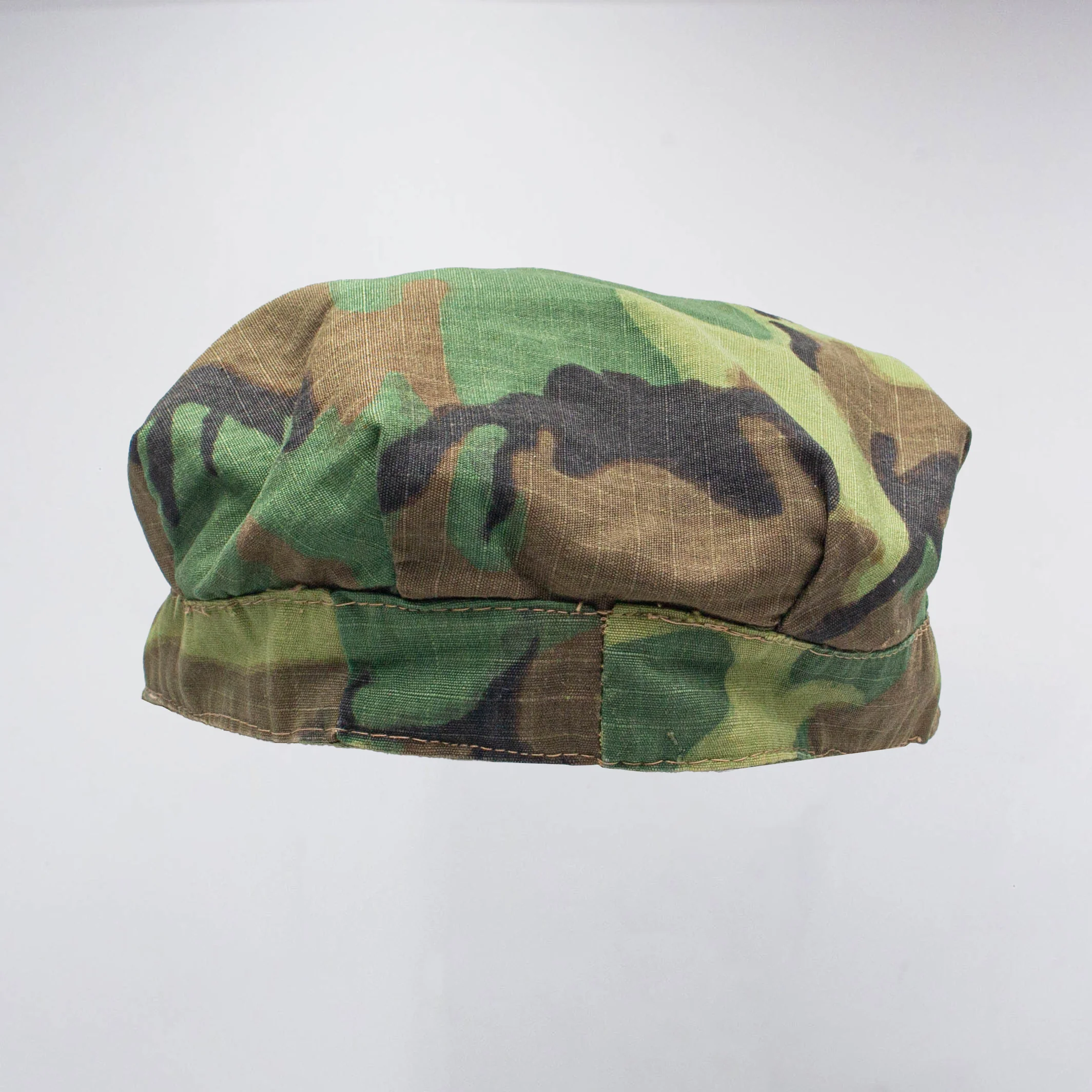 Original 60s Vintage Tailor-Made ERDL Patrol Cap - Small - Image 3