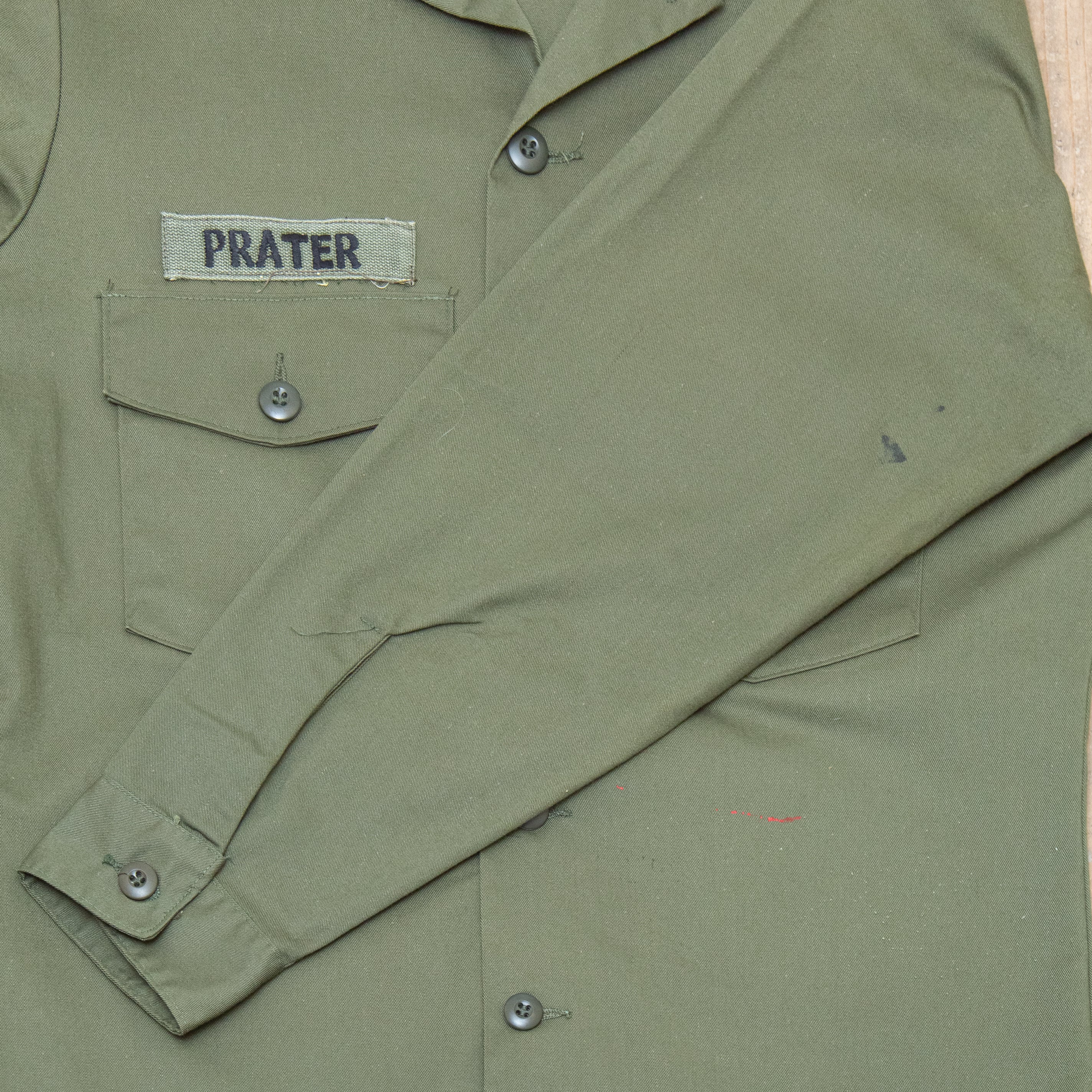 70s Vintage OG-507 Dura-Press Utility Shirt - Medium - Image 4