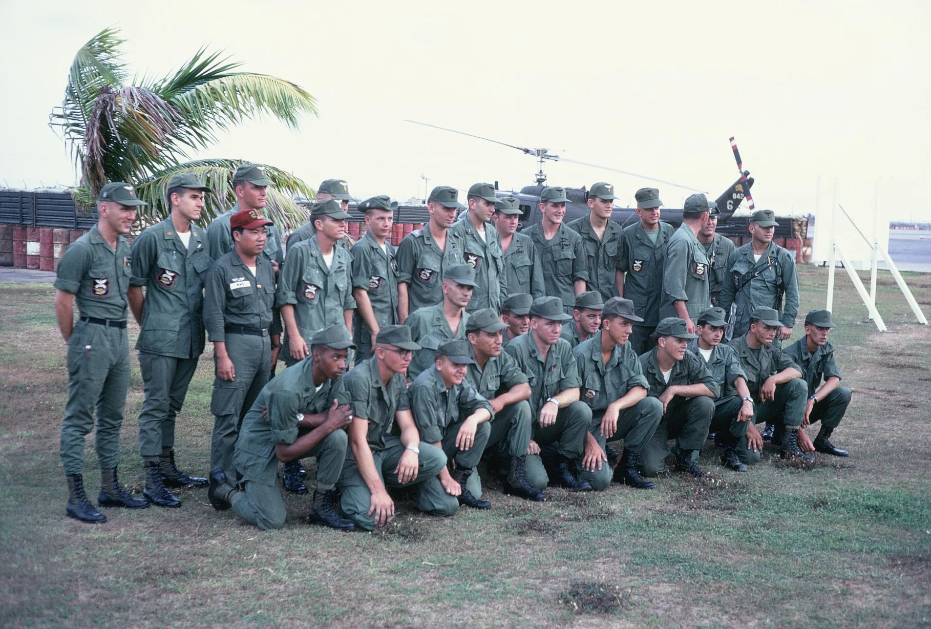 60s Vintage Vietnamese Hand-Embroidered 121st Aviation Company Pocket Patch - Image 3