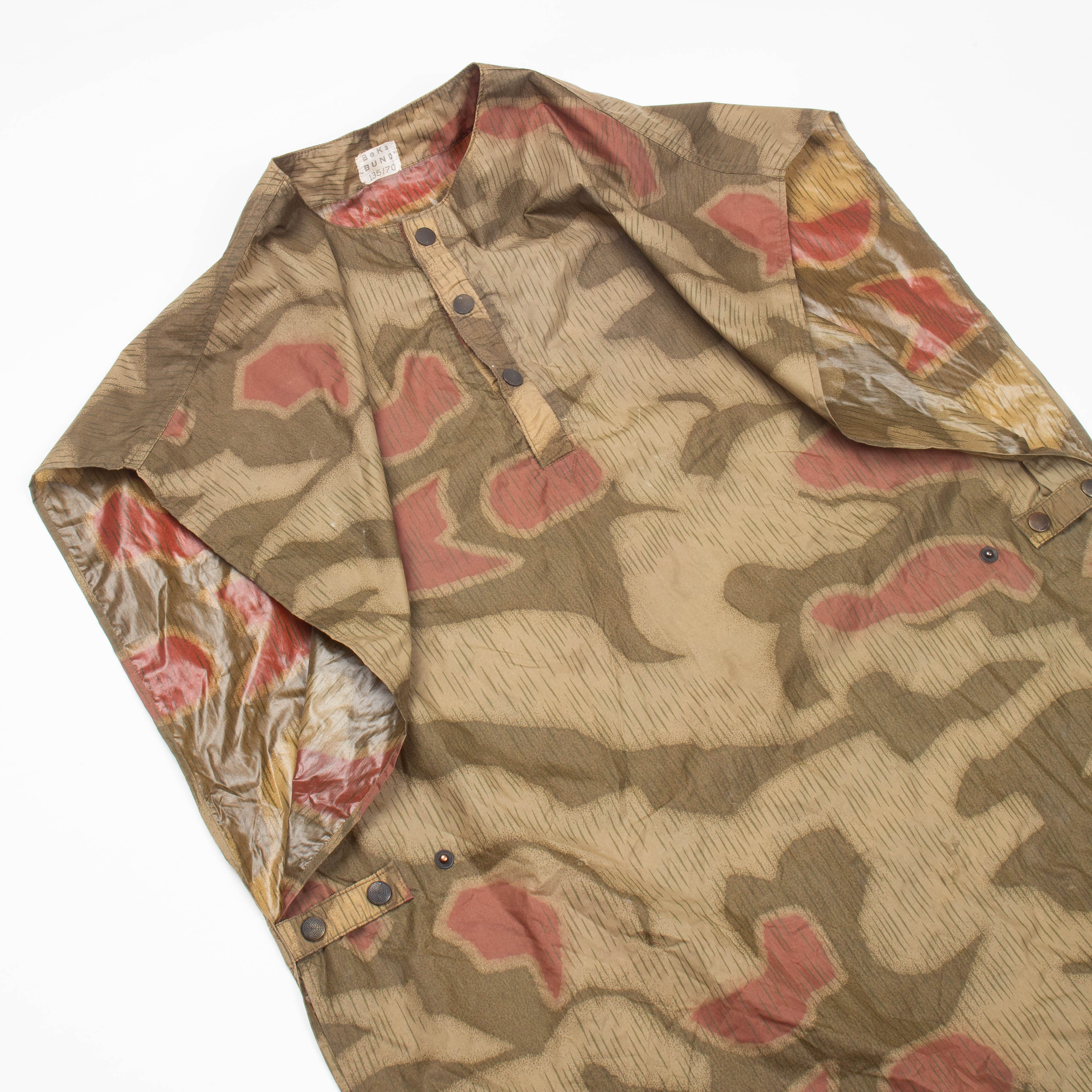 60s West German BGS Sumpftarn Waterproof Poncho - Image 3