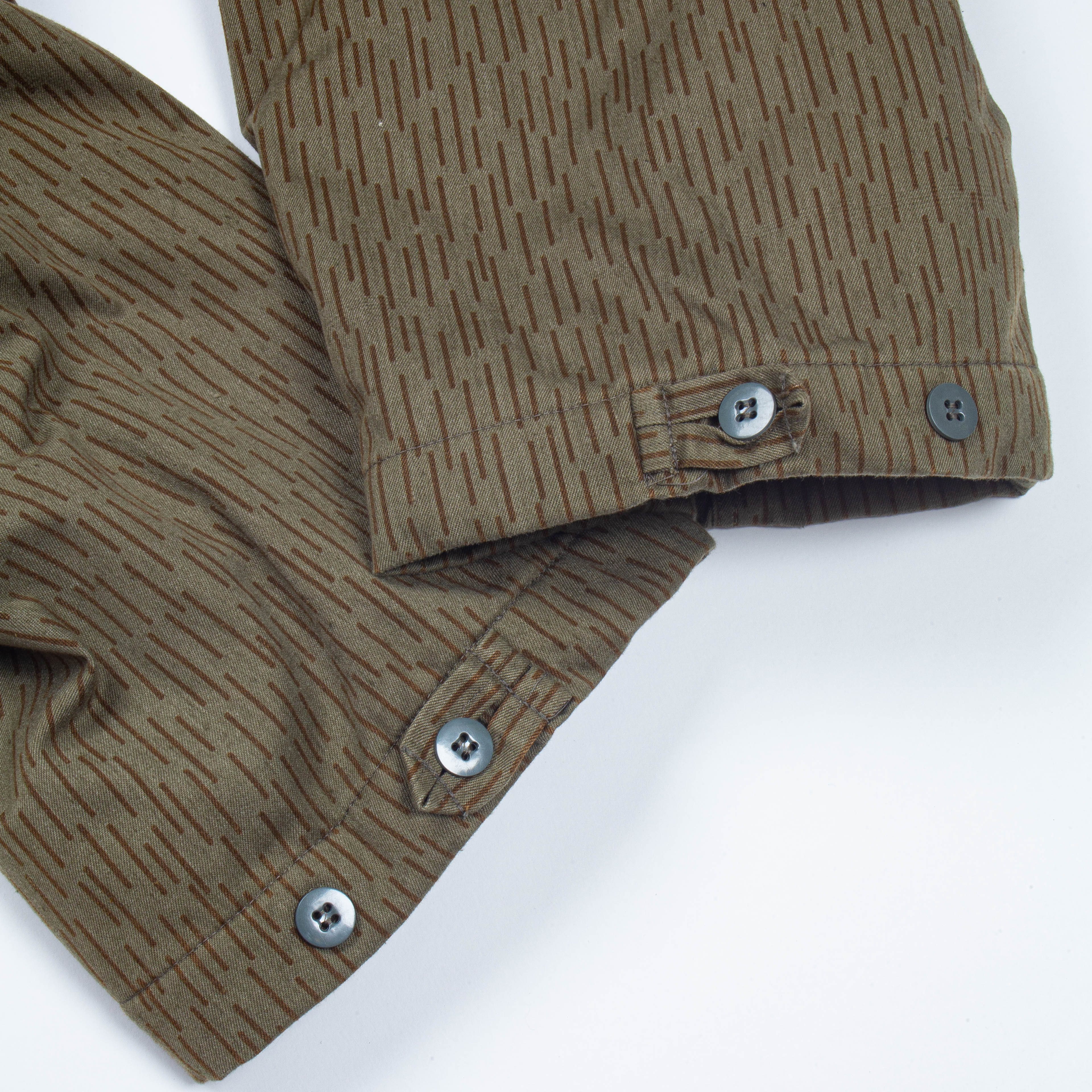 Deadstock 70s East German Raindrop Camo Trousers - 36x29 - Image 4