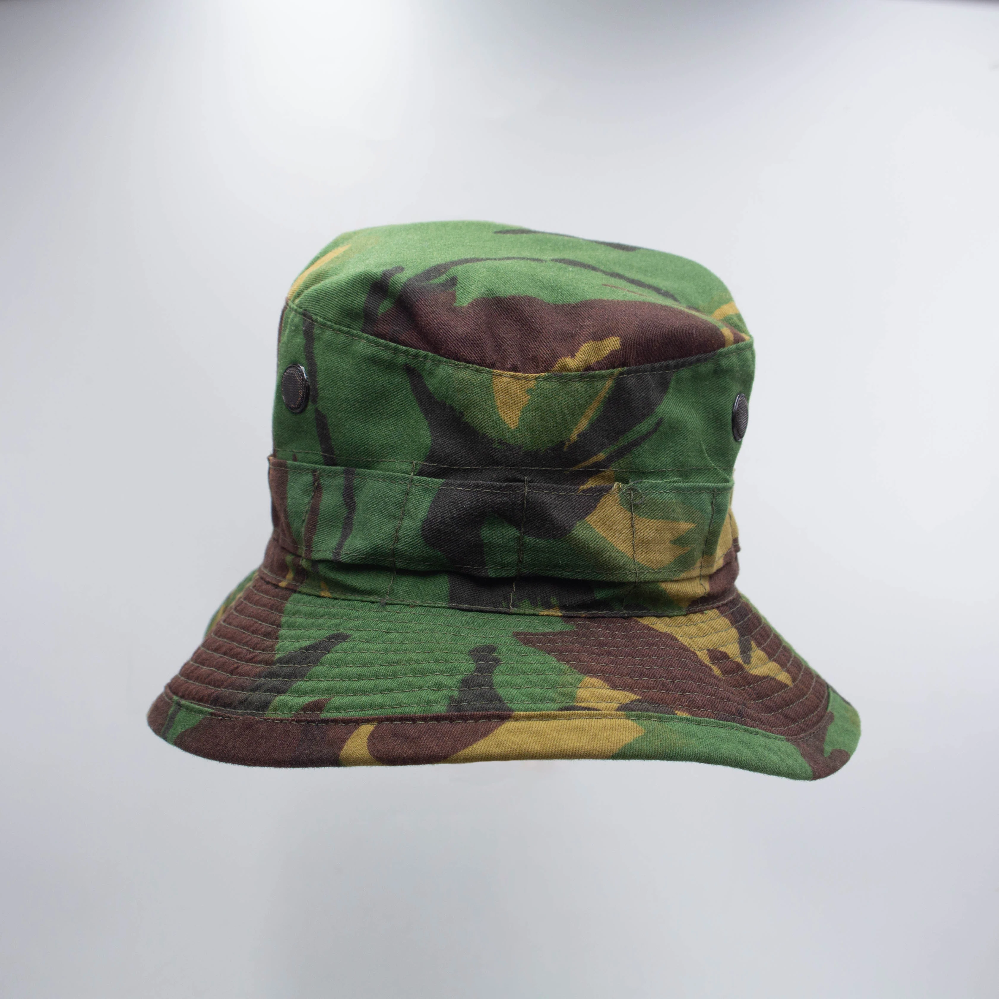 80s Vintage British Army Tropical DPM Jungle Hat - Small - Image 4