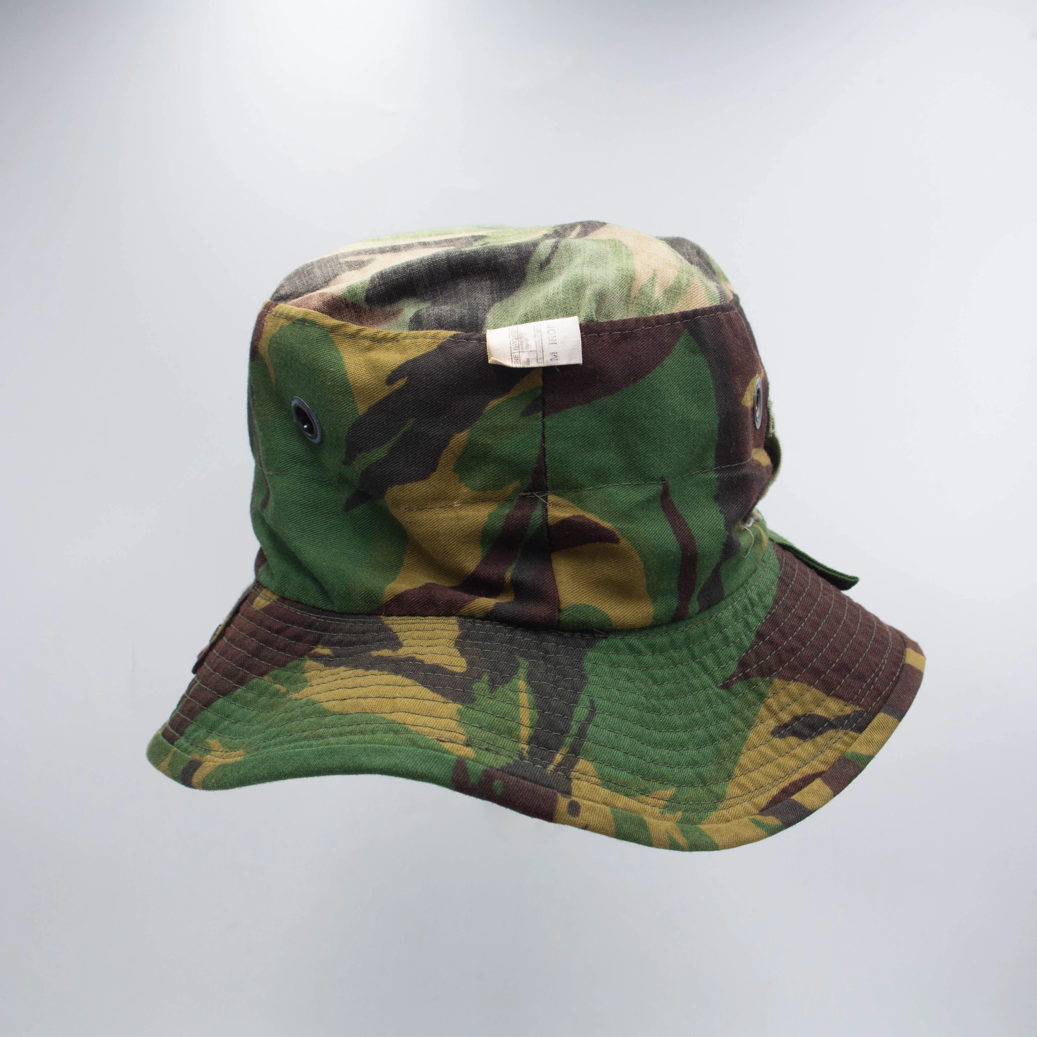 80s Vintage British Army Tropical DPM Jungle Hat - Small - Image 6