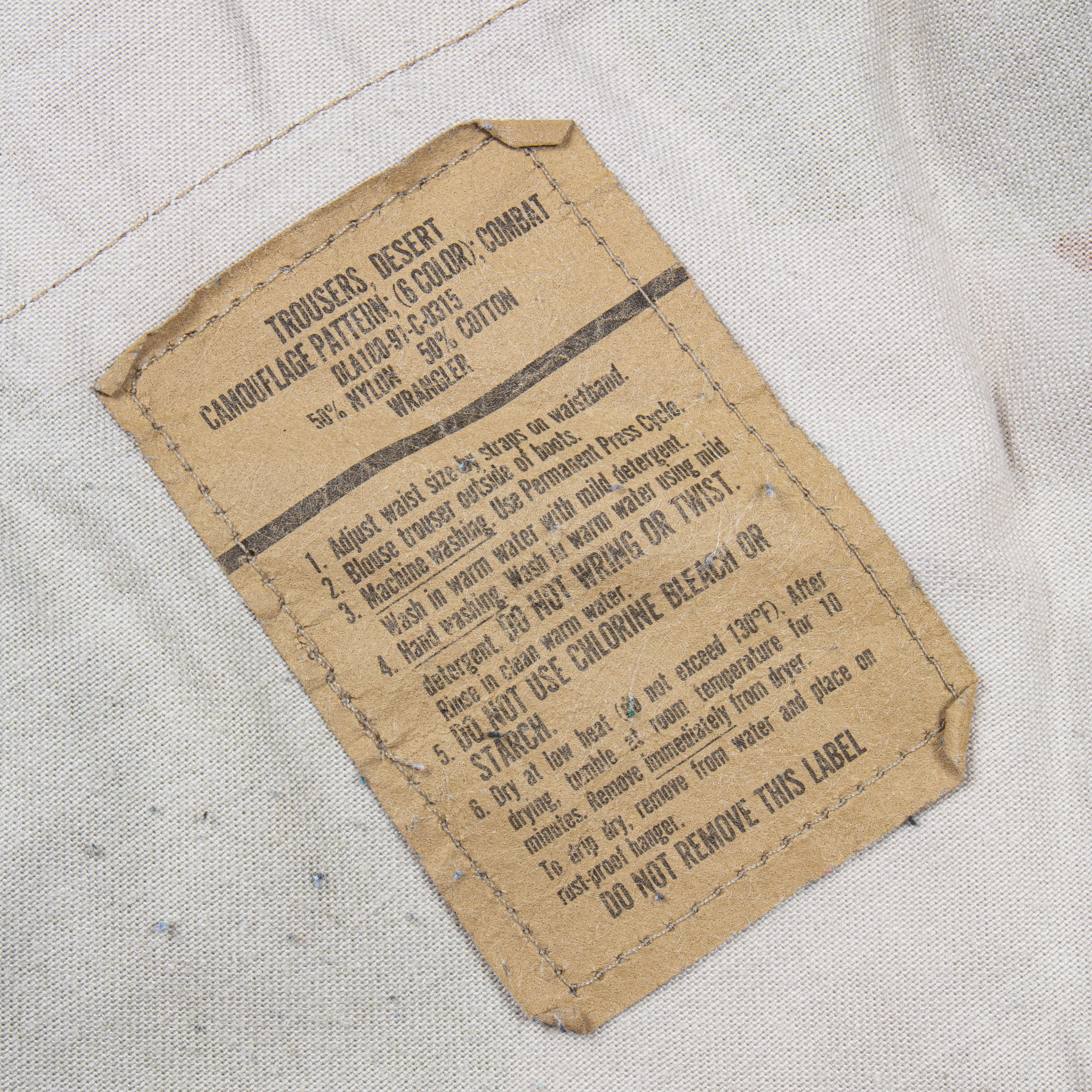 90s 6-Color Desert 'Choc-Chip' DBDU Trousers - 42x31 - Image 5