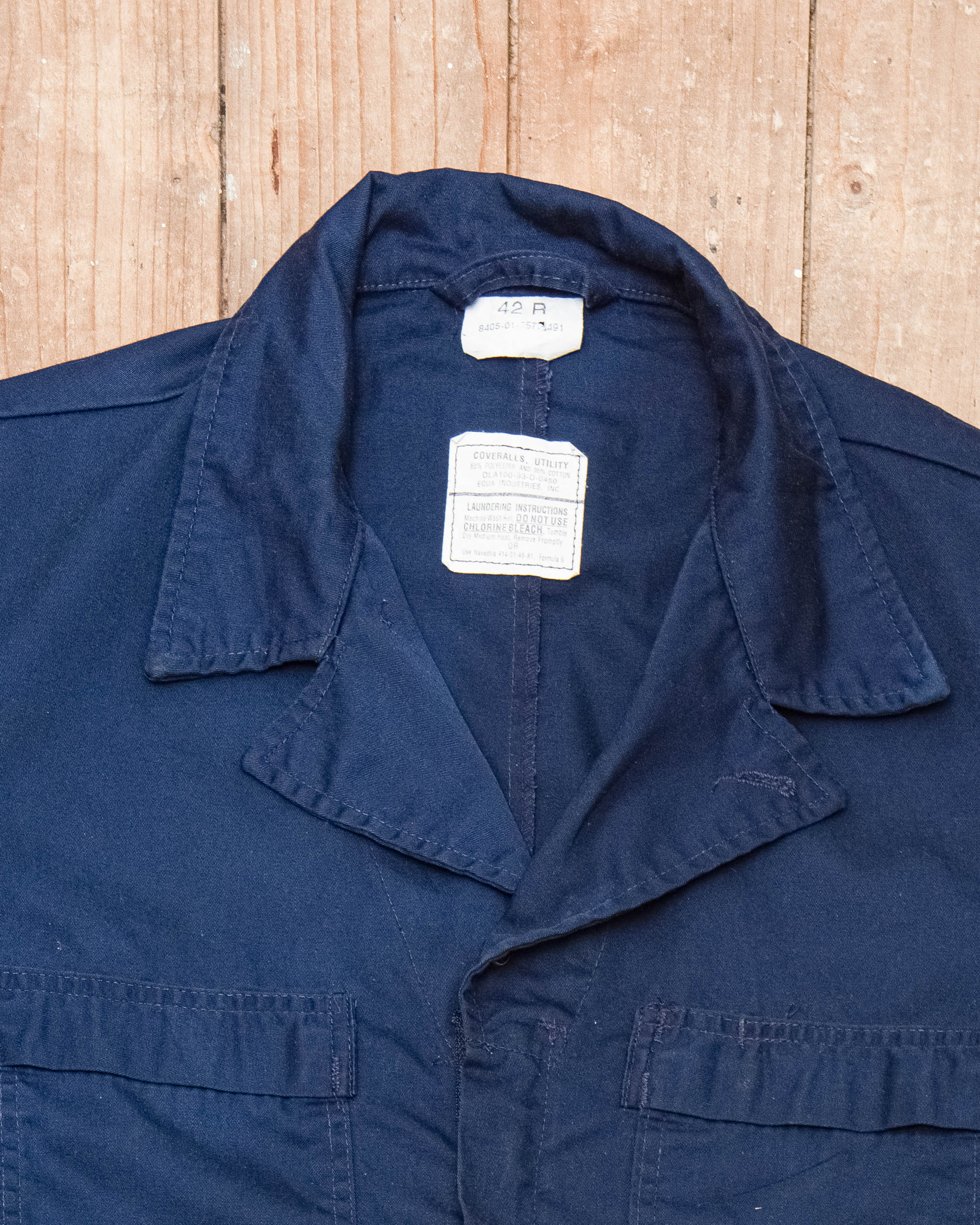90s Vintage US Navy Blue Utility Coveralls - Medium - Image 3