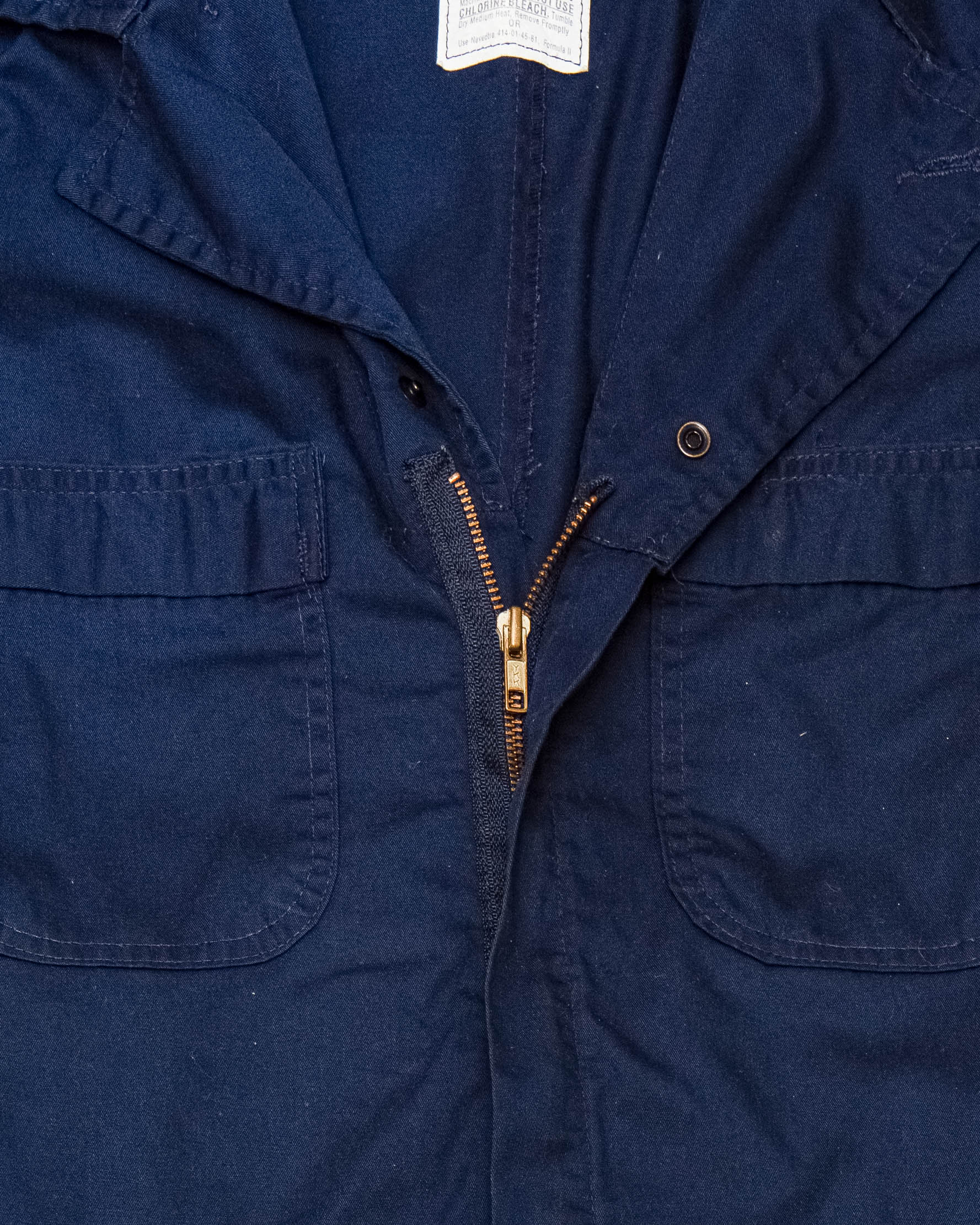 90s Vintage US Navy Blue Utility Coveralls - Medium - Image 4