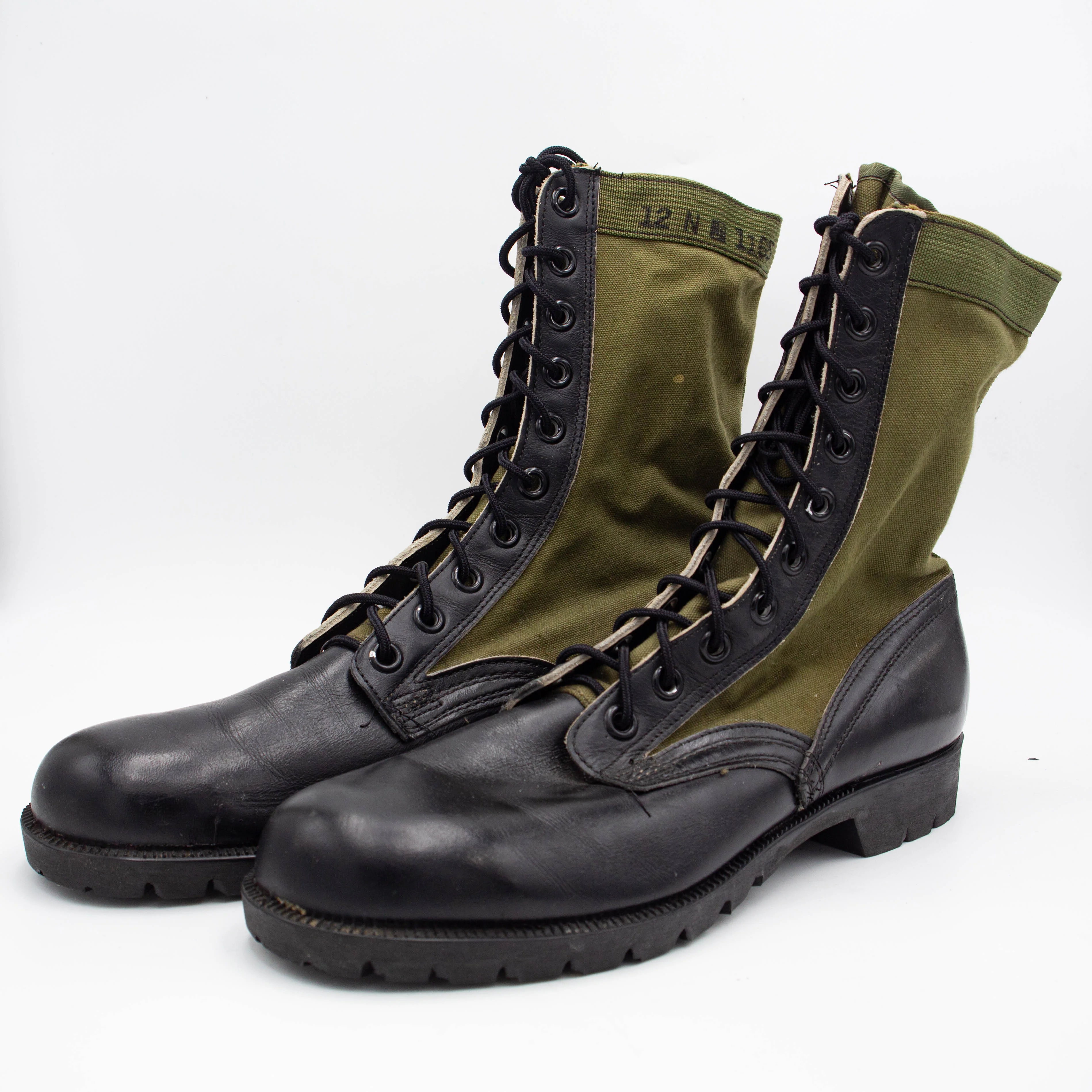 NOS 60s Vietnam War 2nd Pattern Tropical Combat / Jungle Boots - UK 10N - Image 3