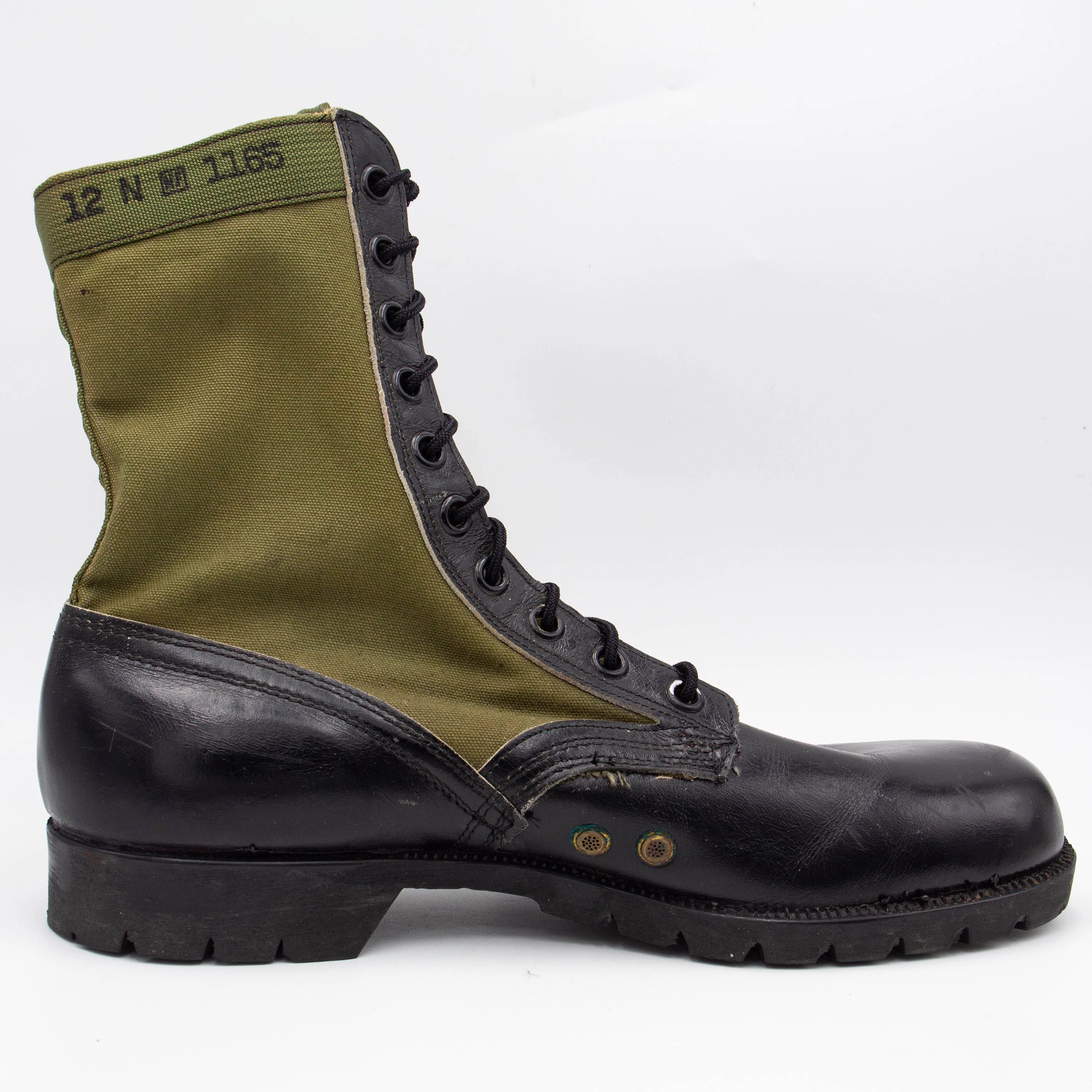 NOS 60s Vietnam War 2nd Pattern Tropical Combat / Jungle Boots - UK 10N - Image 6