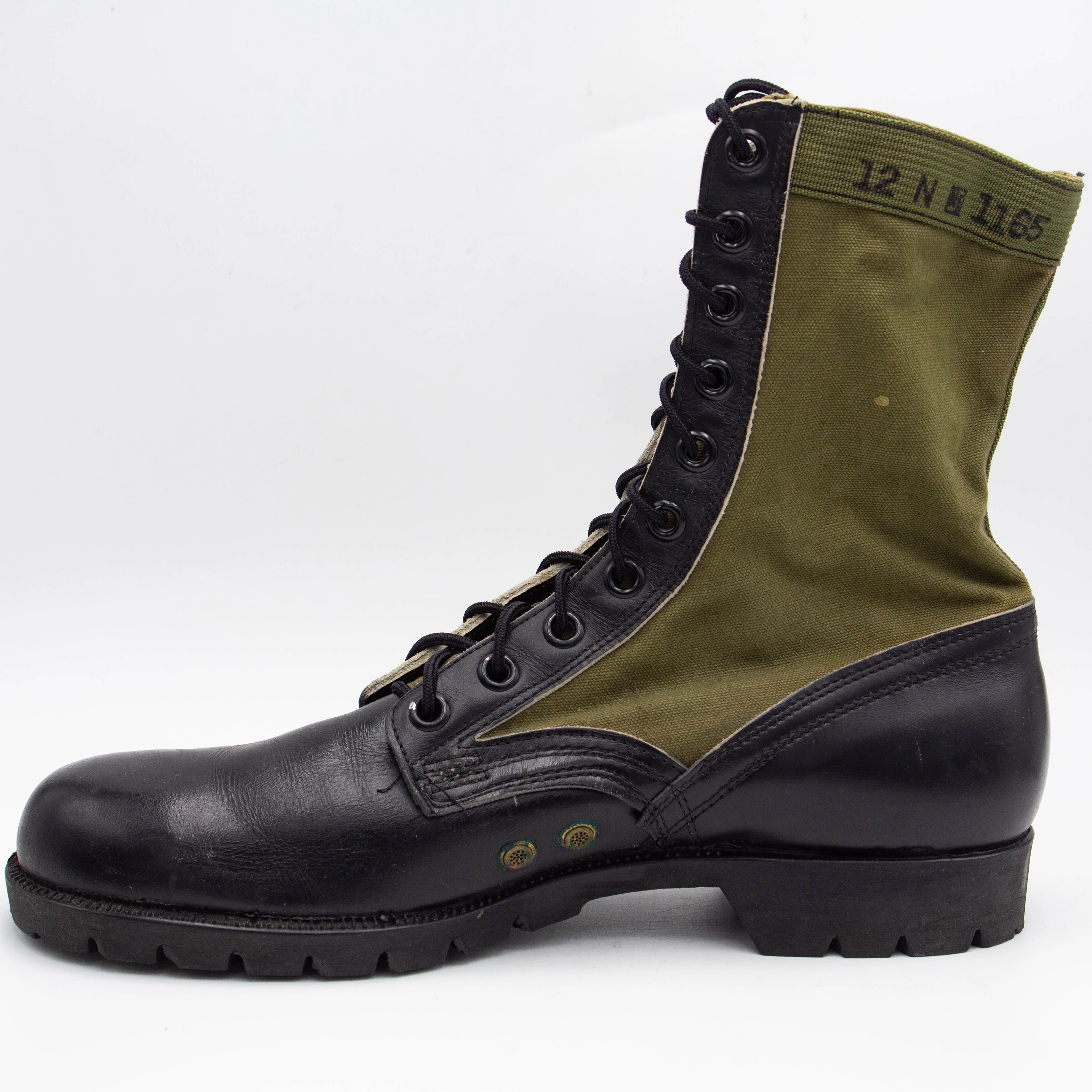 NOS 60s Vietnam War 2nd Pattern Tropical Combat / Jungle Boots - UK 10N - Image 7